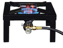 SINGLE KEY BLACK SQUARE BURNER SGB07