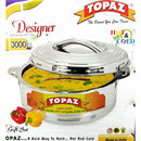 Hot Pot Stainless Steel 3000ml Hot Cold Food Insulated Casserole Double Wall