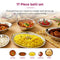 17 Pcs Hammered Balti Serving Set Indian Feast Spice Box Rice Tray Naan Bread