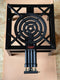 20.8KW 4 KEY HEAVY DUTY SINGLE CAST IRON LPG GAS BOILING RING BURNER CATERING