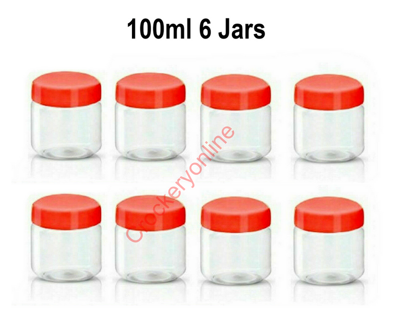 50ml, 100ml, 150ml, 200ml, 250ml, PLASTIC STORAGE CONTAINERS SCREW