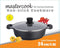 Die Cast Aluminium Induction Non Stick Low Casserole With Glass Lid Pot