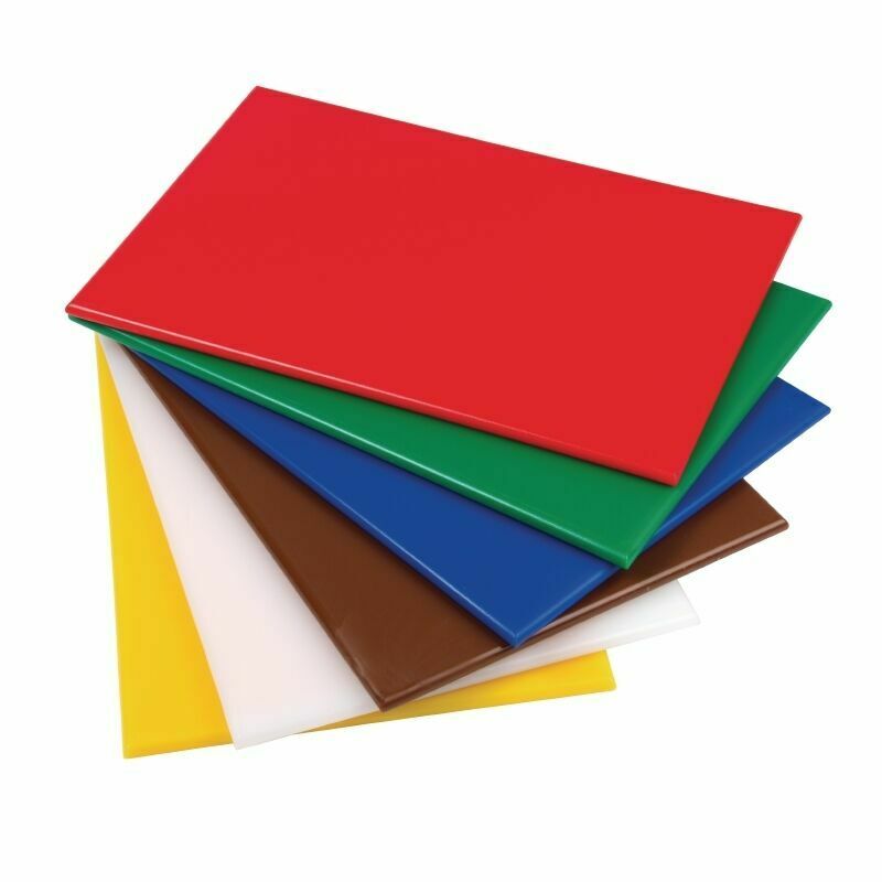 SET OF ALL 6 CATERING FOOD CHOPPING BOARDS 9X12X0.5" 24X32X1.2CM RESTAURANT