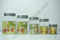 Plastic Storage Jar Containers Pots With Screw Top Lids For Herbs Spices Sunpet