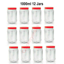Plastic Storage Jar Containers Pots With Screw Top Lids For Herbs Spices Sunpet