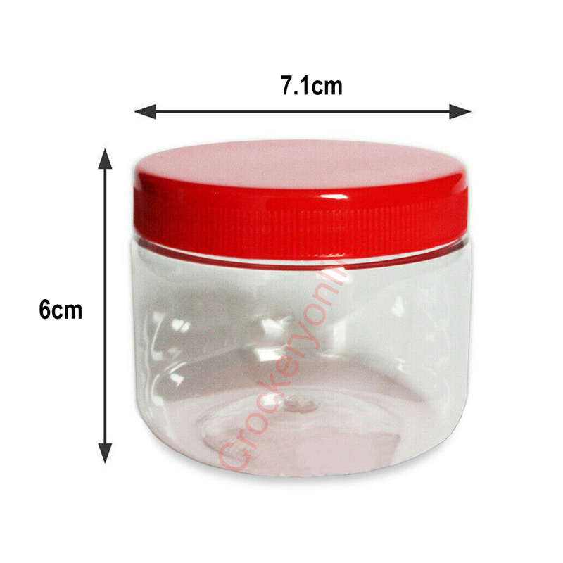 50ml, 100ml, 150ml, 200ml, 250ml, PLASTIC STORAGE CONTAINERS SCREW